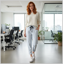 Lade das Bild in den Galerie-Viewer, PAPERBAG-HOSE | WHITE | DAMEN
