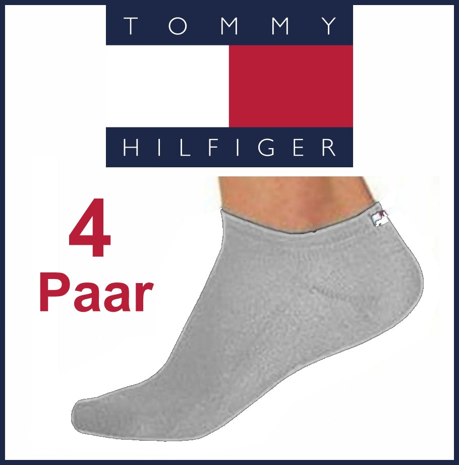 TOMMY HILFIGER® SOCKEN | Sneakersocken | Freizeit | Business | Grau | Herren