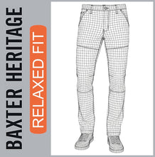 Lade das Bild in den Galerie-Viewer, HERO BAXTER Heritag | Stretch Denim | Relaxed Fit | Jeans Hose | HERREN | Gitter-Modell
