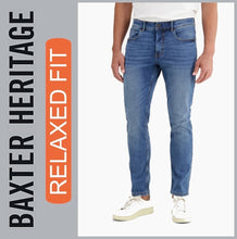 Lade das Bild in den Galerie-Viewer, HERO BAXTER Heritag | blue bleached | Stretch Denim | Relaxed Fit | HERREN | Jeans Hose
