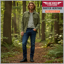 Lade das Bild in den Galerie-Viewer, HERO BAXTER Heritag | darkblue tint | Stretch Denim | Relaxed Fit | Jeans Hose | HERREN
