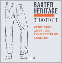 Lade das Bild in den Galerie-Viewer, HERO BAXTER Heritag | vintage used | Stretch Denim | Relaxed Fit | HERREN | Jeans Hose
