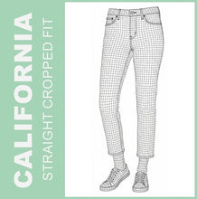 Lade das Bild in den Galerie-Viewer, STOOKER CALIFORNIA | Stretch Jeans | Straight Fit Cropped | DAMEN | Gitter-Modell
