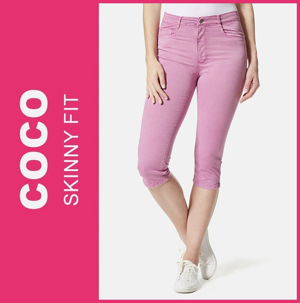 STOOKER COCO | Mulberry | 3/4 Capri Stretch Jeans | Skinny Fit | DAMEN