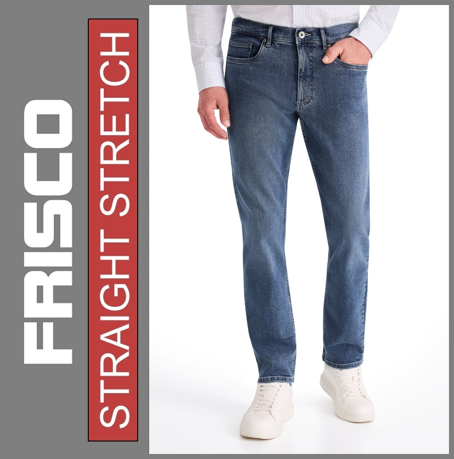 STOOKER FRISCO | Heavy Stone Wash | Stretch Denim | Regular Straight | Jeans Hose | HERREN | NEU!