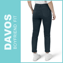 Lade das Bild in den Galerie-Viewer, STOOKER DAVOS | Green Hunter | Stretch Jeans | Boyfriend Slim Fit | DAMEN | Rückansicht
