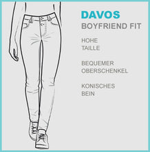 Lade das Bild in den Galerie-Viewer, STOOKER DAVOS | Grey Minimal Aop | Stretch Jeans | Boyfriend Slim Fit | DAMEN | NEU!
