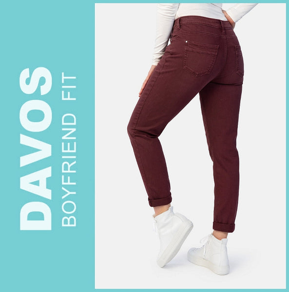 STOOKER DAVOS | Port Wash | Stretch Jeans | Boyfriend Slim Fit | DAMEN