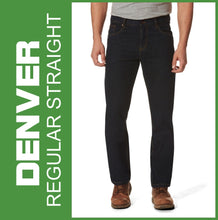 Lade das Bild in den Galerie-Viewer, HERO DENVER | 100% BAUMWOLLE | Dark Blue | Regular Straight | Jeans Hose | HERREN
