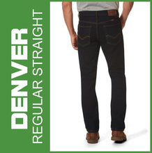 Lade das Bild in den Galerie-Viewer, HERO DENVER | 100% BAUMWOLLE | Dark Blue | Regular Straight | Jeans Hose | HERREN
