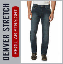 Lade das Bild in den Galerie-Viewer, HERO DENVER | Deep Blue Used | Stretch Denim | Straight Fit | Jeans Hose | HERREN
