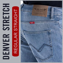 Lade das Bild in den Galerie-Viewer, HERO DENVER | Lightbluestone | Stretch Denim | Straight Fit | Jeans Hose | HERREN | Rückansicht Gesäß
