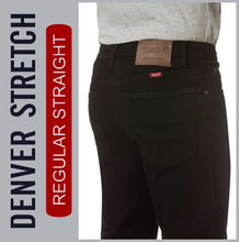 Lade das Bild in den Galerie-Viewer, HERO DENVER / STRETCH / black / 5- POCKET / STRAIGHT FIT / HERREN JEANS HOSE
