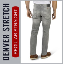 Lade das Bild in den Galerie-Viewer, HERO DENVER | Lightgrey Denim | High Flex | Stretch Denim | Straight Fit | Jeans Hose | HERREN
