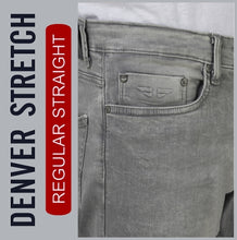 Lade das Bild in den Galerie-Viewer, HERO DENVER | Lightgrey Denim | High Flex | Stretch Denim | Straight Fit | Jeans Hose | HERREN
