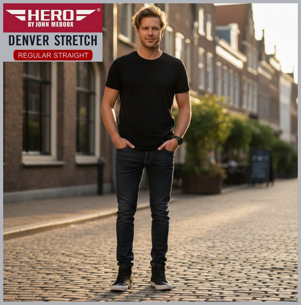 HERO DENVER | Strong Used | Stretch Denim | Straight Fit | Jeans Hose | HERREN