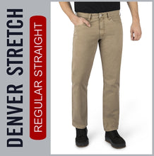 Lade das Bild in den Galerie-Viewer, HERO DENVER / STRETCH / tabac structure / 5- POCKET / STRAIGHT FIT / HERREN JEANS HOSE
