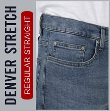 Lade das Bild in den Galerie-Viewer, HERO DENVER / STRETCH / vintage blue / 5- POCKET / STRAIGHT FIT / HERREN JEANS HOSE
