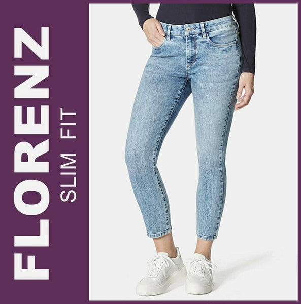 STOOKER FLORENZ / STRETCH / bleached blue / SLIM FIT / DAMEN JEANS HOSE