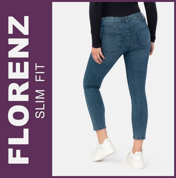 STOOKER FLORENZ / STRETCH / heavy used blue / SLIM FIT / DAMEN JEANS HOSE