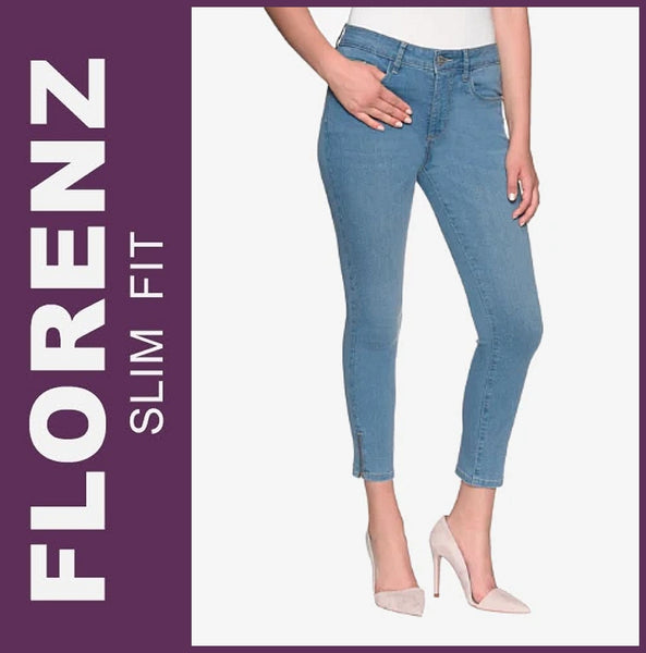 STOOKER FLORENZ / STRETCH / light blue / SLIM FIT / DAMEN JEANS HOSE