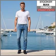 Lade das Bild in den Galerie-Viewer, STOOKER FRISCO | Light Blue | Stretch Denim | Regular Straight | Jeans Hose | HERREN
