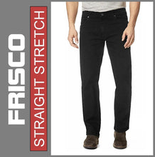 Lade das Bild in den Galerie-Viewer, STOOKER FRISCO | Black Denim | Stretch Denim | Regular Straight | Jeans Hose | HERREN
