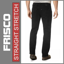 Lade das Bild in den Galerie-Viewer, STOOKER FRISCO | Black Denim | Stretch Denim | Regular Straight | Jeans Hose | HERREN
