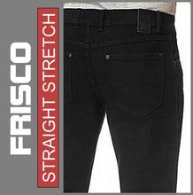 Lade das Bild in den Galerie-Viewer, STOOKER FRISCO | Black Denim | Stretch Denim | Regular Straight | Jeans Hose | HERREN
