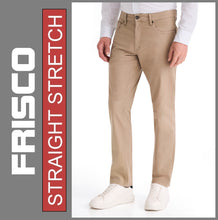 Lade das Bild in den Galerie-Viewer, STOOKER FRISCO | Greige | Stretch Denim | Regular Straight | Jeans Hose | HERREN | Frontansicht
