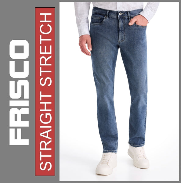 STOOKER FRISCO | Heavy Stone Wash | Stretch Denim | Regular Straight | Jeans Hose | HERREN | Frontansicht