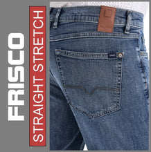 Lade das Bild in den Galerie-Viewer, STOOKER FRISCO | Heavy Stone Wash | Stretch Denim | Regular Straight | Jeans Hose | HERREN | Rückansicht Gesäß
