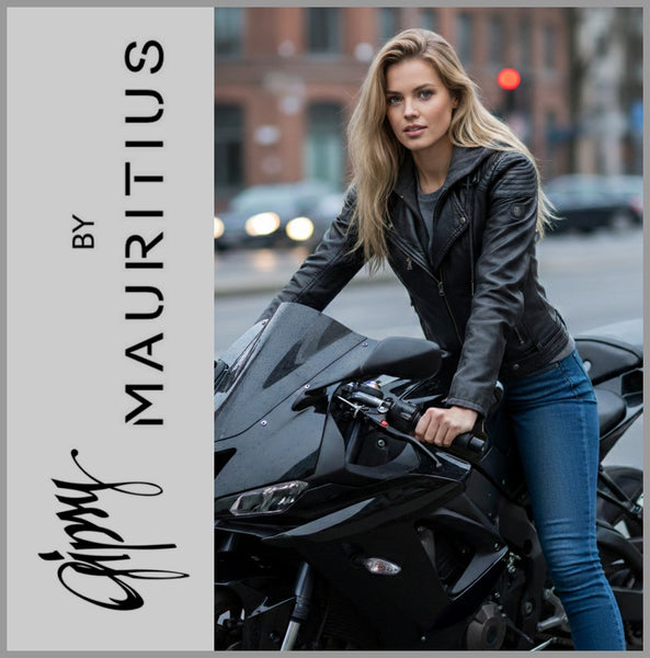 GIPSY by MAURITIUS | Black | Lederjacke | Bikerjacke | Kapuze | CACEY LEGV | Damen