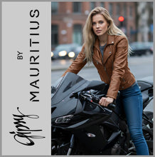 Lade das Bild in den Galerie-Viewer, GIPSY by MAURITIUS | Cognac | Lederjacke | Bikerjacke | PGG W14 LEGV | Damen
