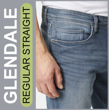 Lade das Bild in den Galerie-Viewer, STOOKER GLENDALE | Dusty Blue | Stretch Denim | Regular Straight | Jeans Hose | HERREN
