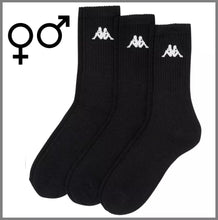 Lade das Bild in den Galerie-Viewer, KAPPA® SOCKEN | Sport | Tennis | Freizeit | Business | Schwarz | Herren
