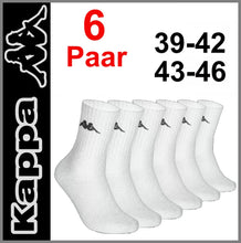 Lade das Bild in den Galerie-Viewer, KAPPA® SOCKEN | Sport | Tennis | Freizeit | Business | Weiss | Herren
