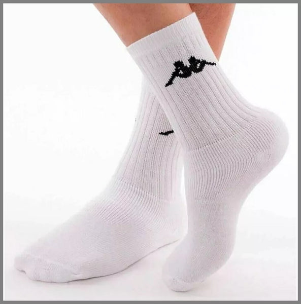 KAPPA® SOCKEN | Sport | Tennis | Freizeit | Business | Weiss | Herren