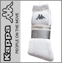 Lade das Bild in den Galerie-Viewer, KAPPA | SPORTSOCKEN | 3 Paar | Sport | Tennis | Freizeit | Business | Weiss | Herren
