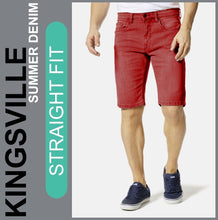 Lade das Bild in den Galerie-Viewer, Hero KINGSVILLE | Light Mauve | STRAIGHT FIT | Bermuda | Summer Denim | Herren | Frontansicht
