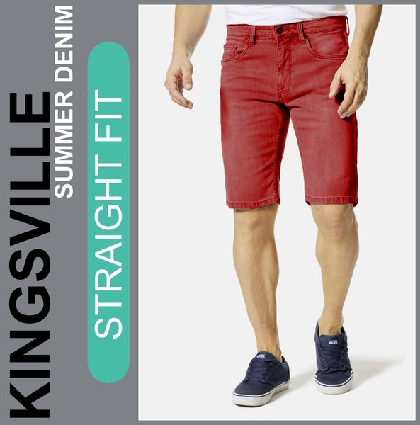 Hero KINGSVILLE | Light Mauve | STRAIGHT FIT | Bermuda | Summer Denim | Herren | Frontansicht