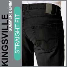 Lade das Bild in den Galerie-Viewer, Hero KINGSVILLE | Night | STRAIGHT FIT | Bermuda | Summer Denim | Herren | Rückansicht Gesäß
