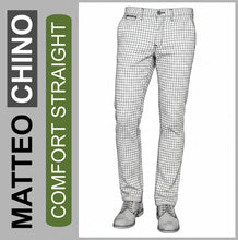 Lade das Bild in den Galerie-Viewer, Stooker Matteo CHINO | COMFORT STRAIGHT | Twill-Chin-Hose | HERREN | Gitter-Modell
