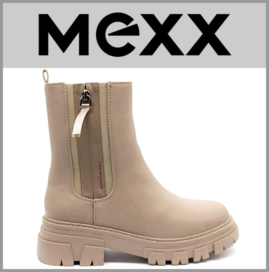 MEXX Damen Stiefelette BOOTIE KEIRA - Sand