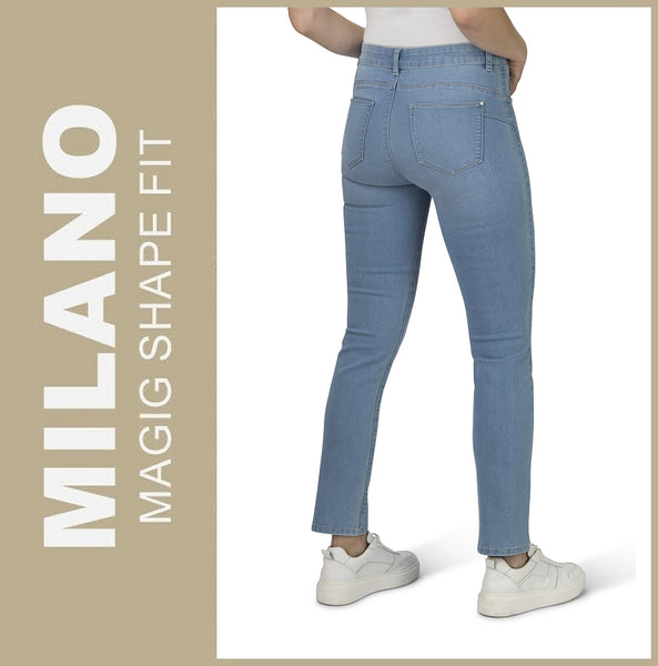 STOOKER MILANO | Bleached Denim | Magic Shape Fit | Damen