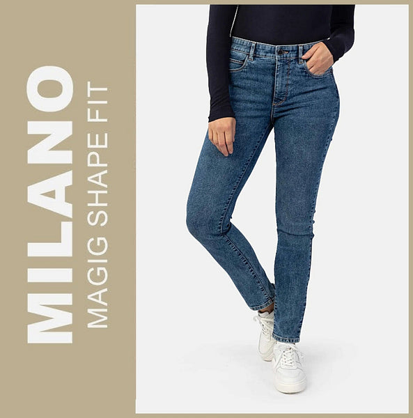 STOOKER MILANO | Blue Random | Magic Shape Fit | Damen