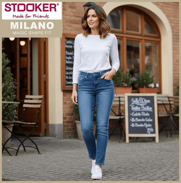 STOOKER MILANO | Classic Blue | Magic Shape Fit | Damen