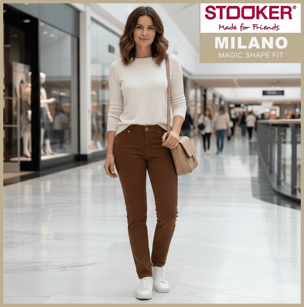 STOOKER MILANO | Cognac | Magic Shape Fit | Damen