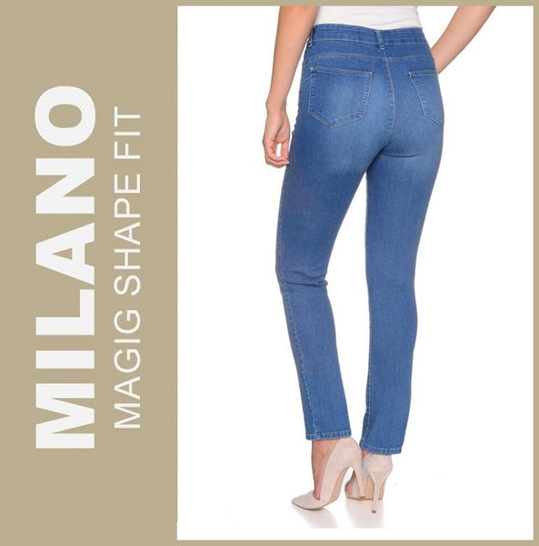 STOOKER MILANO | Light Blue Used | Magic Shape Fit | Damen