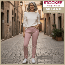 Lade das Bild in den Galerie-Viewer, STOOKER MILANO | Misty Rose | Magic Shape Fit | Damen | in leerer Gasse
